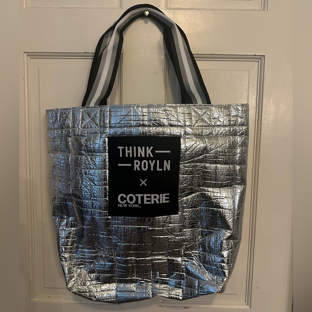 Think Royln‎ X Cotarie New York Quilted Puffer Tote Grocery Diaper Bag Insulated